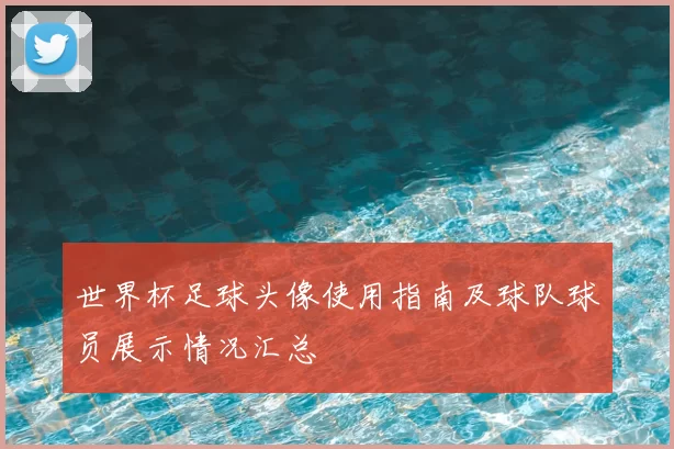 世界杯足球头像使用指南及球队球员展示情况汇总