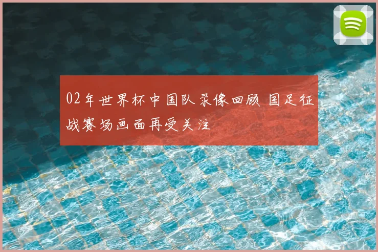 02年世界杯中国队录像回顾 国足征战赛场画面再受关注